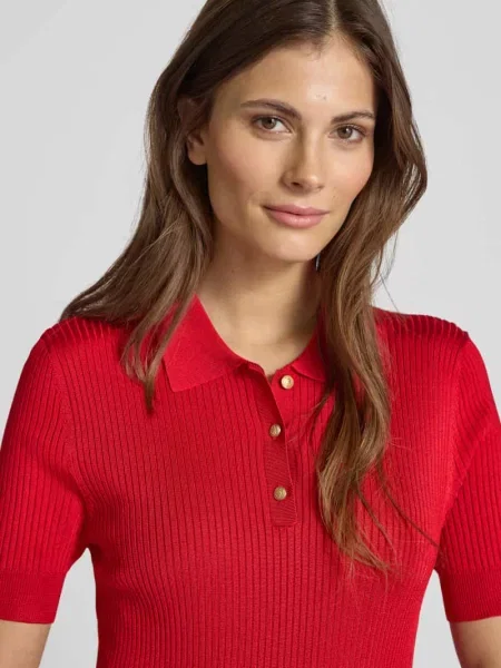 Tommy Hilfiger sukienka mini rozkloszowana czerwony