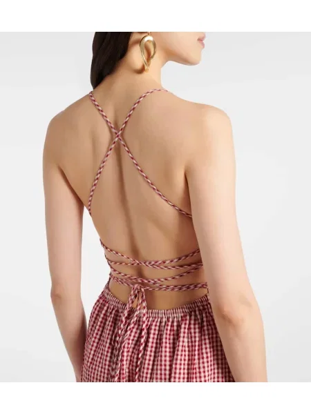 Rochie maxi Posse de costum roșu
