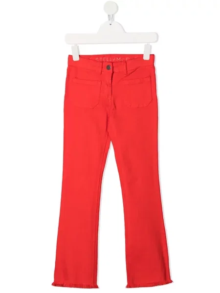Jeansy dziecięce Stella Mccartney czerwone