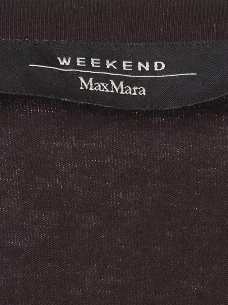 Tricou Weekend Max Mara cu model floral cu imagine maro