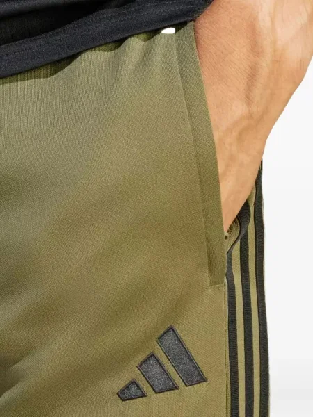 T-shirt w paski Adidas z wysoką talią do biegania w kwiatki zielony