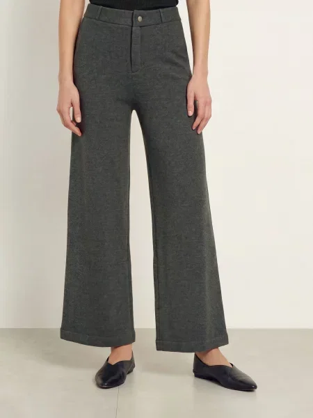 Ftc Cashmere Pletené Kalhoty šedá