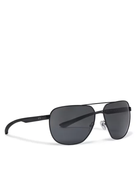 Sončna očala Armani Exchange Matte Black črna