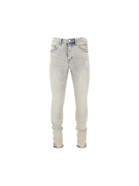 Skinny jeansy skinny Purple Brand niebieskie