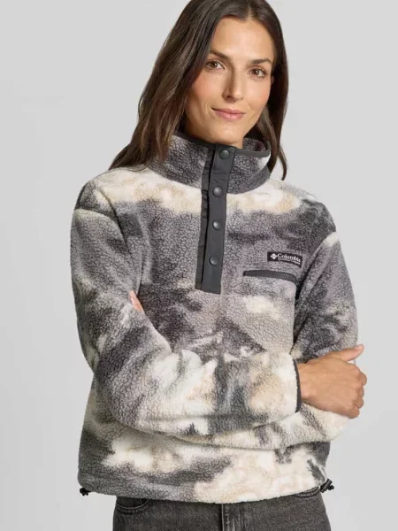 Sweter Columbia z logo ze stójką czarny