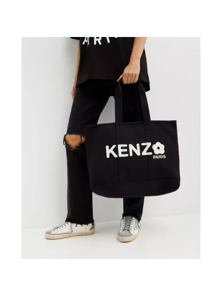 Kenzo torebka Utility Large Tote Bag czarny