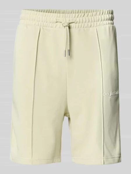 Szorty z dzianiny dresowej z nadrukiem z logo model ‘KANE’ Jack & Jones