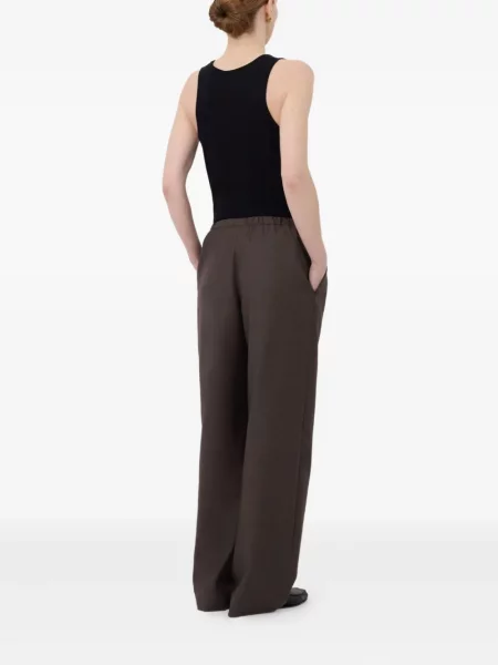 Pantaloni Loulou De Saison maro