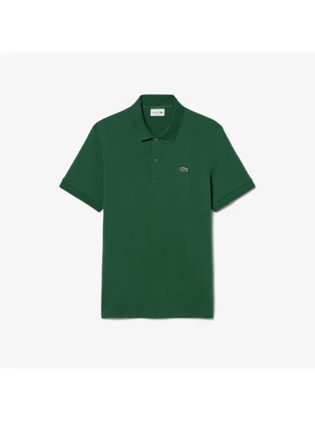 Lacoste Koszulka Polo Z Bawełny Pima I Regular Fit zielony