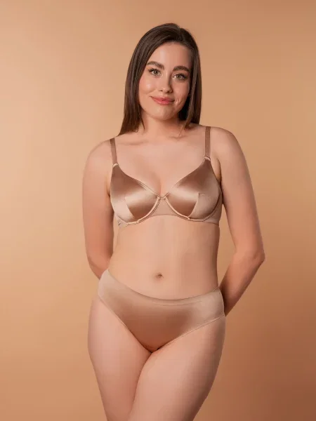 Бюстгальтер brabrabra поліамід/еластан бежевий