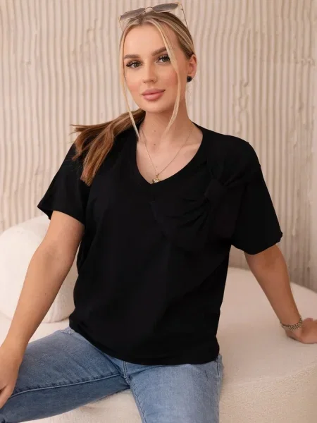 Bluza Kesi z lokom črna