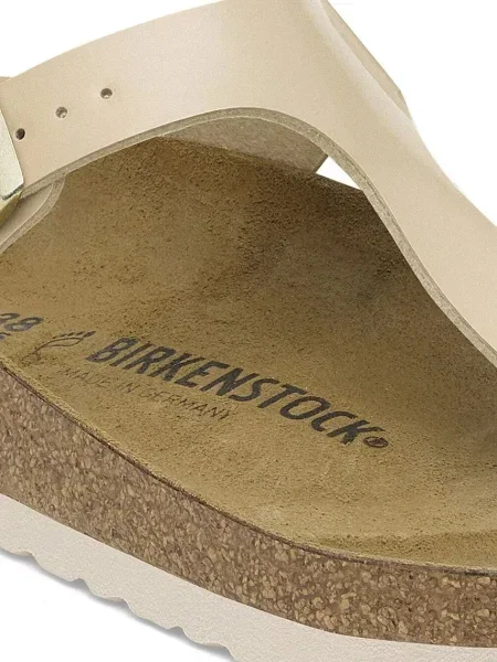 Bőr papucs Birkenstock bézs