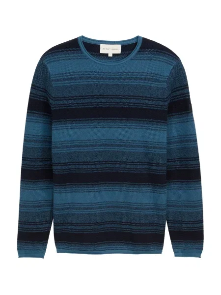 TOM TAILOR Pulover / mornarska modra