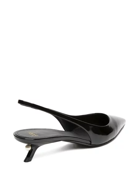 Pantofi cu toc Alevì cu perle slingback negru
