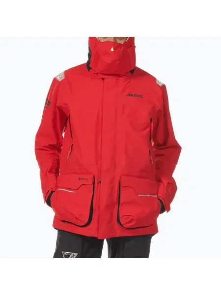 Férfi Musto MPX Gore-Tex Pro Offshore vitorlás kabát igaz piros. Méret: S piros