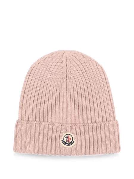 Czapka dziecięca Moncler Enfant różowa