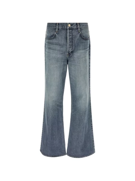 Lepršave traperice Fear Of God dizajn s pet džepova lepršave plava