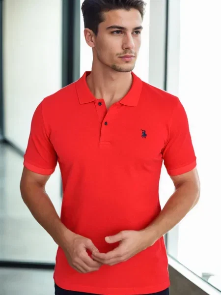 Polo majica Dewberry rdeča