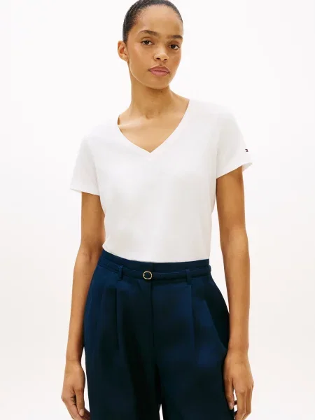 TOMMY HILFIGER Tricou alb