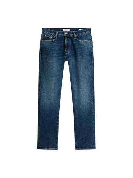 Jeansy straight leg Tommy Hilfiger Denton niebieskie