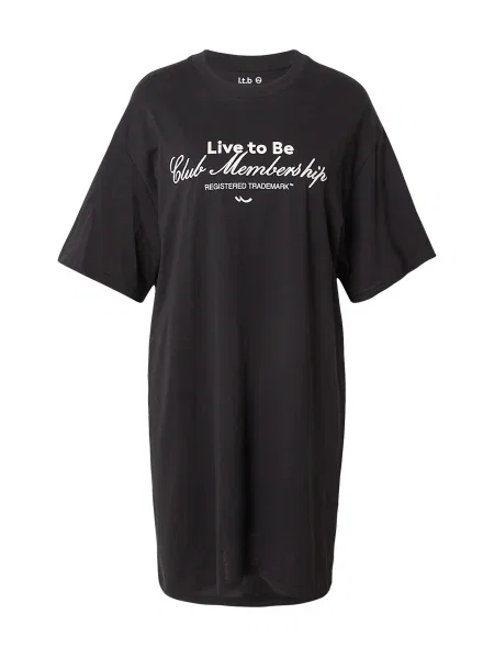 LTB Rochie YENAFE negru alb