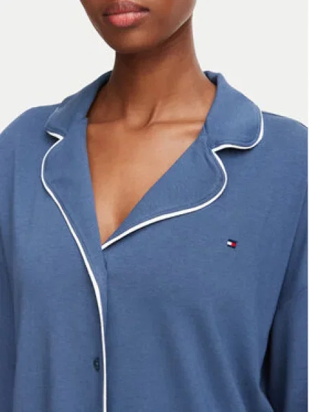 Tommy Hilfiger Underwear Pizsama Essential zafir kék
