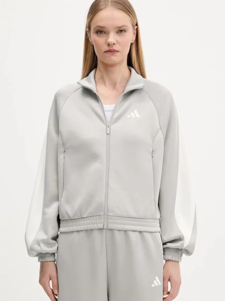 Adidas bluza Stadium z aplikacją szary