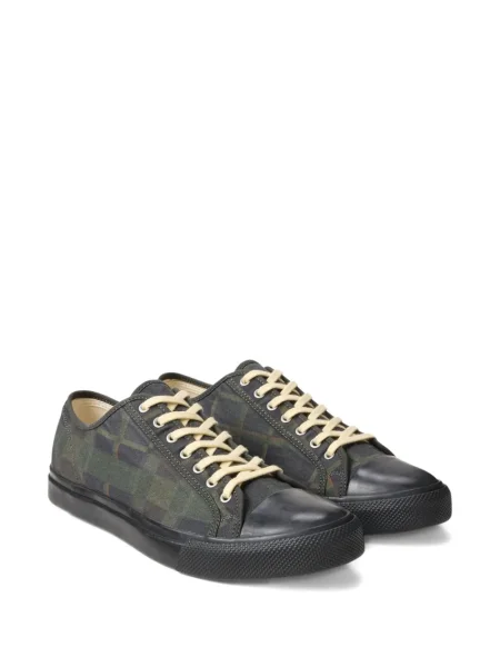 Карирани маратонки Ralph Lauren Rrl с дантела зелено