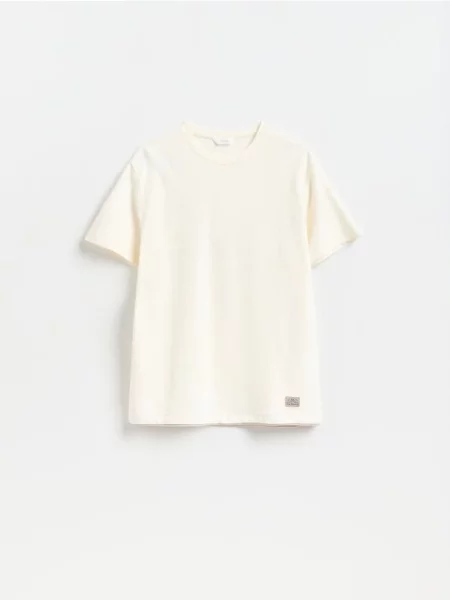 Reserved Tricou din comfort crem
