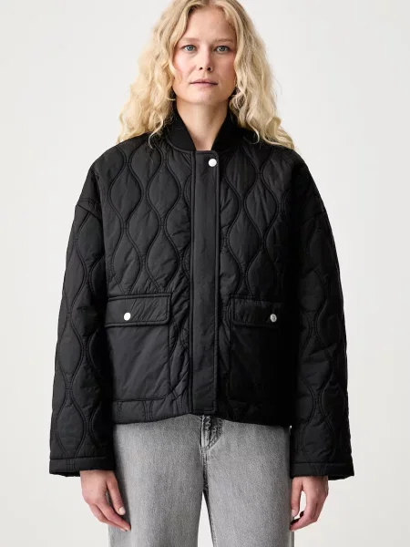 Karl Lagerfeld Jeans geacă de tranziție pentru femei negru