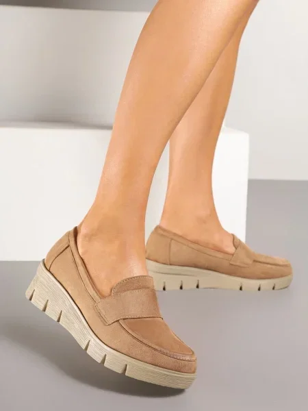 Pantofi casual Zorvia bej
