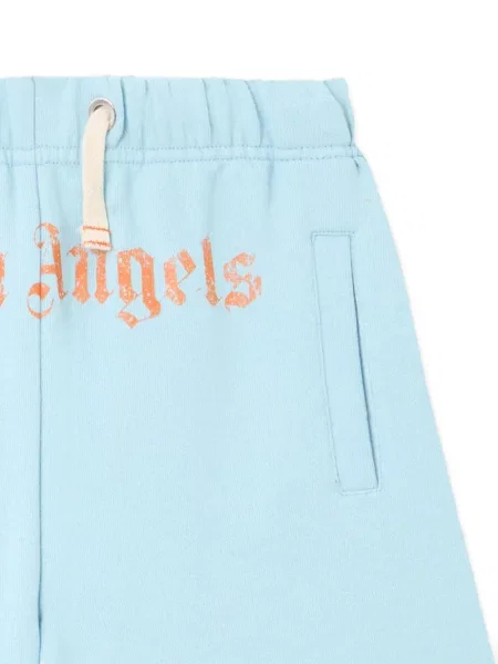 Szorty dziecięce Palm Angels niebieskie