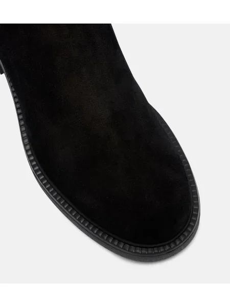 Botine chelsea Tod's din piele de căprioară negru
