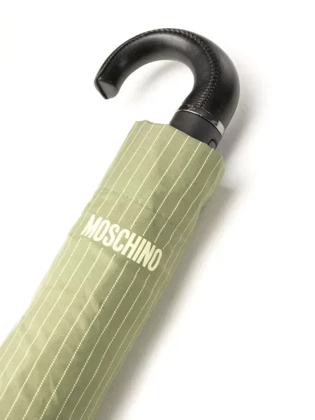 Dryžuotas raštuotas skėtis Moschino žalia