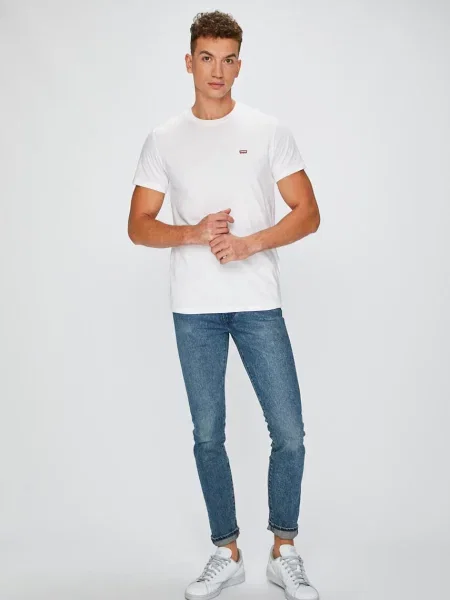 Levi's® T-Shirt weiss biała