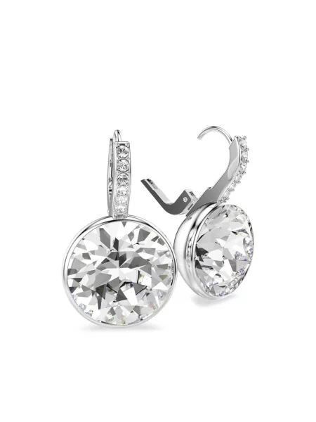 Обеци Swarovski с кристали бяло
