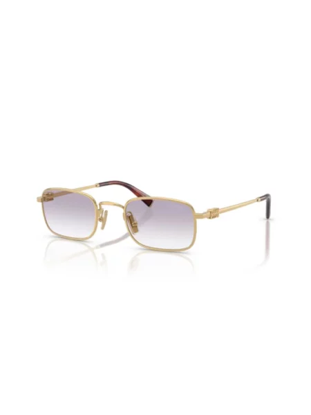 Miu Miu Okulary Przeciwsłoneczne Mu gold żółte