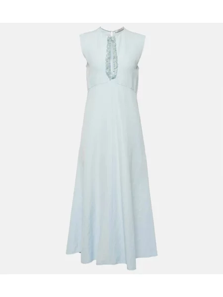 Rochie midi Dorothee Schumacher până la genunchi de costum albastru