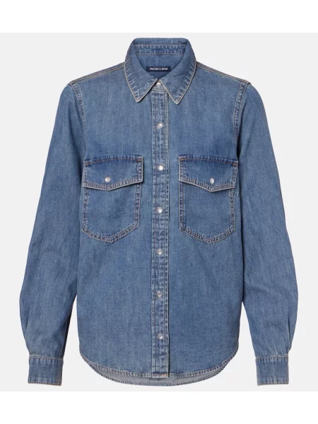 Top Veronica Beard niebieski