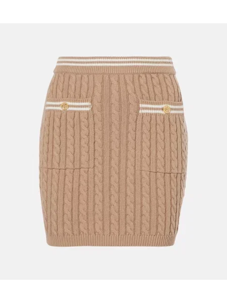 Pleten pleteno krilo Alessandra Rich bež