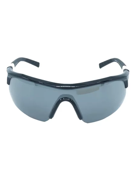 Ochelari de soare Nike cu cordon din jerseu cu imprimeu abstract gri