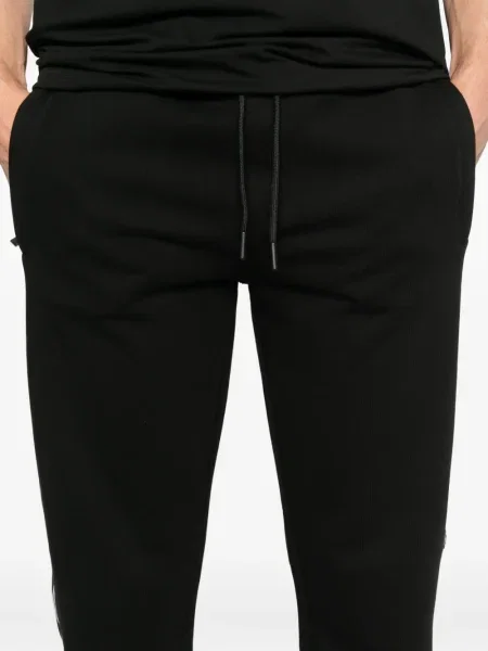 Pantaloni Karl Lagerfeld cu dungi negru