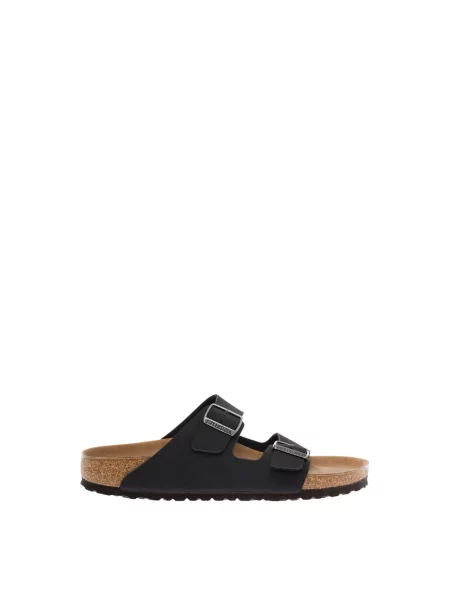 Klapki Birkenstock zamszowe czarne