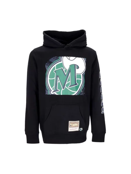Bluza z kapturem Mitchell & Ness czarna