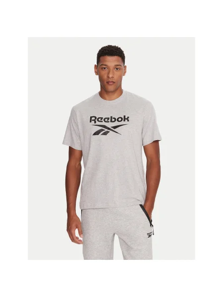 Reebok Póló Regular Fit szürke