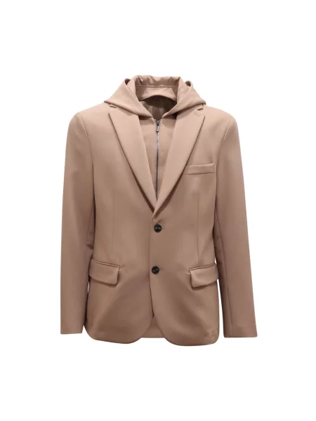 Marynarka Emporio Armani z kapturem beżowa