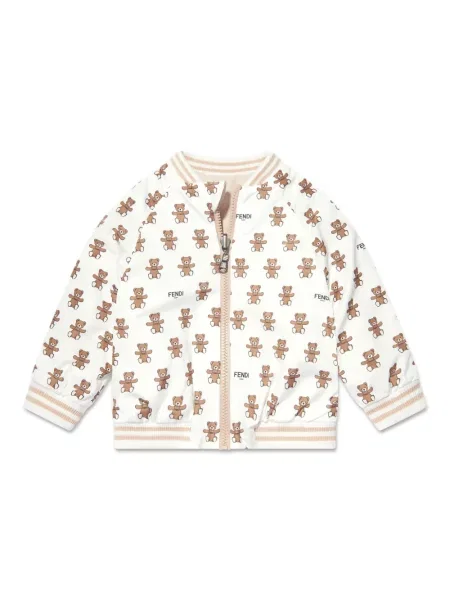 Bomber bunda Fendi biela