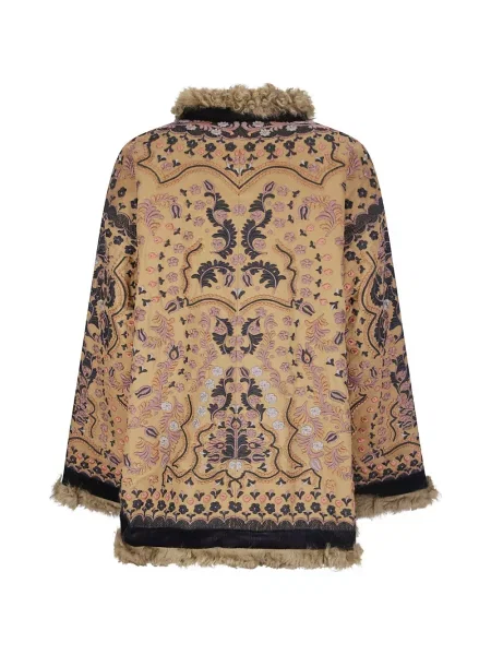Geacă Antik Batik cu blană maro