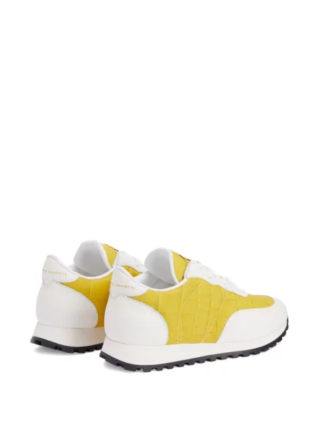 Sneakerși Giuseppe Zanotti din piele galben