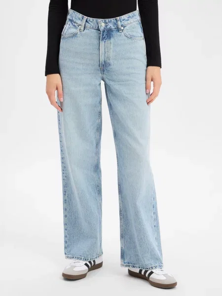 Marc O'polo Denim Jeansy Wide Leg Tomma blau niebieskie